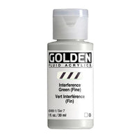 Akrilna boja GOLDEN Fluid Interference 118 ml – 2466 zelena