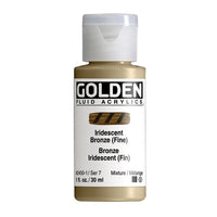 Akrilna boja GOLDEN Fluid Iridescent 118 ml – 2450 bronzana