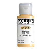 Akrilna boja GOLDEN Fluid Iridescent 118 ml – 2453 zlatna