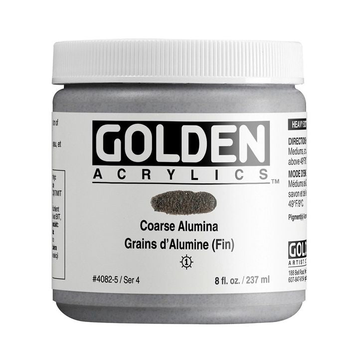 Tuba GOLDEN Heavy Body Coarse Alumina akrilne boje od 118 ml sa teksturom za umjetničko slikanje.