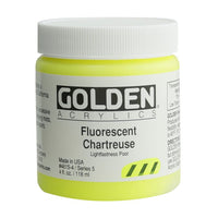 Tuba GOLDEN Heavy Body fluorescentne akrilne boje, visokokvalitetna gusta tekstura za umjetnike.