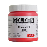GOLDEN Heavy Body fluorescentna akrilna boja, tuba od 118 ml za profesionalne likovne tehnike.