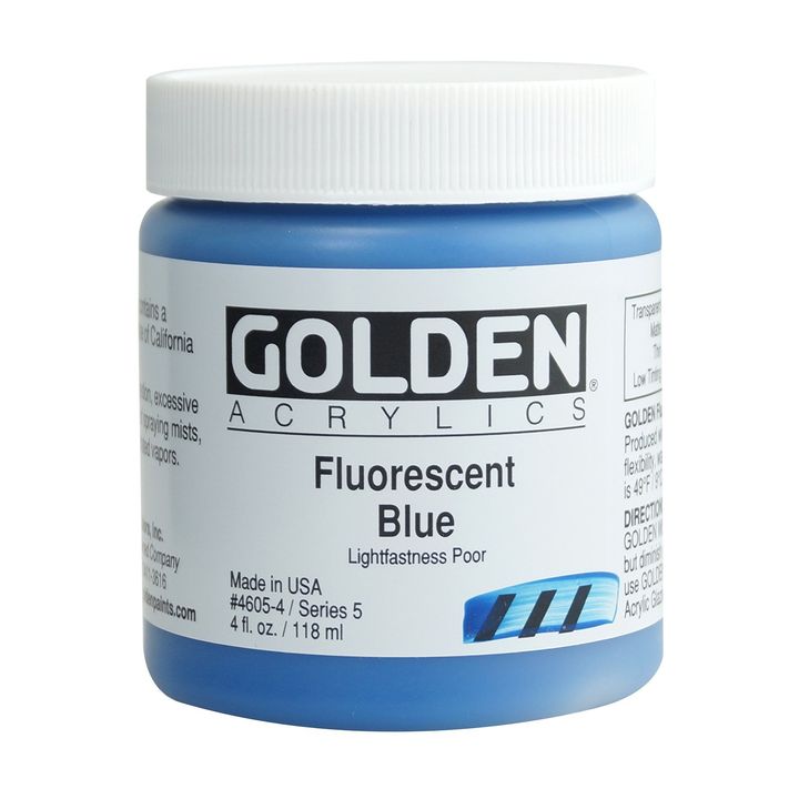 GOLDEN Heavy Body fluorescentna akrilna boja u tubi od 118 ml, profesionalni umjetnički materijal.
