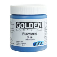 GOLDEN Heavy Body fluorescentna akrilna boja u tubi od 118 ml, profesionalni umjetnički materijal.