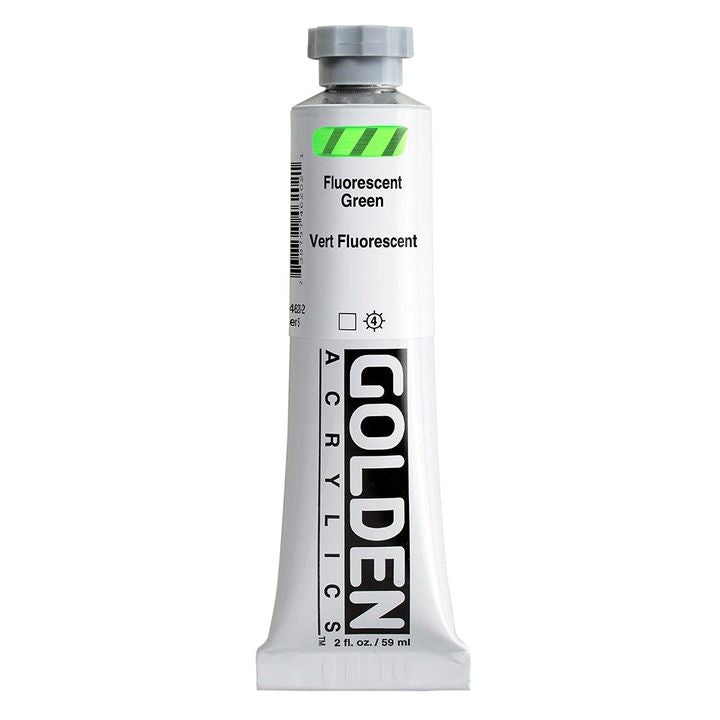 Akrilna boja GOLDEN Heavy Body Fluorescent 59 ml – 4620 zelena