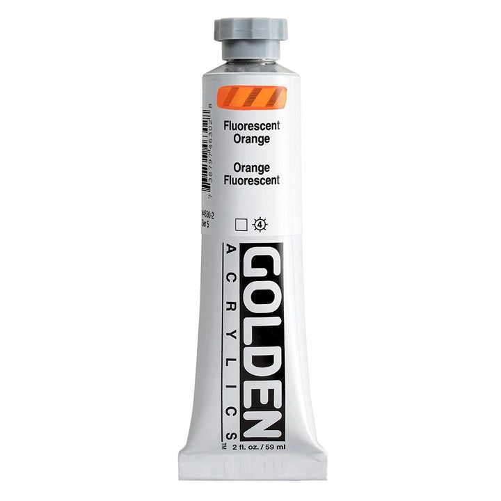Akrilna boja GOLDEN Heavy Body Fluorescent 59 ml – 4630 narandžasta