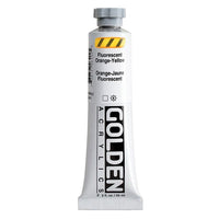 Akrilna boja GOLDEN Heavy Body Fluorescent 59 ml – 4640 narandžasto-žuta