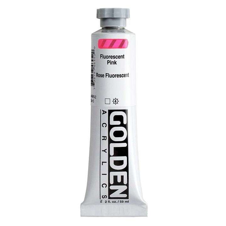 Akrilna boja GOLDEN Heavy Body Fluorescent 59 ml – 4645 roze