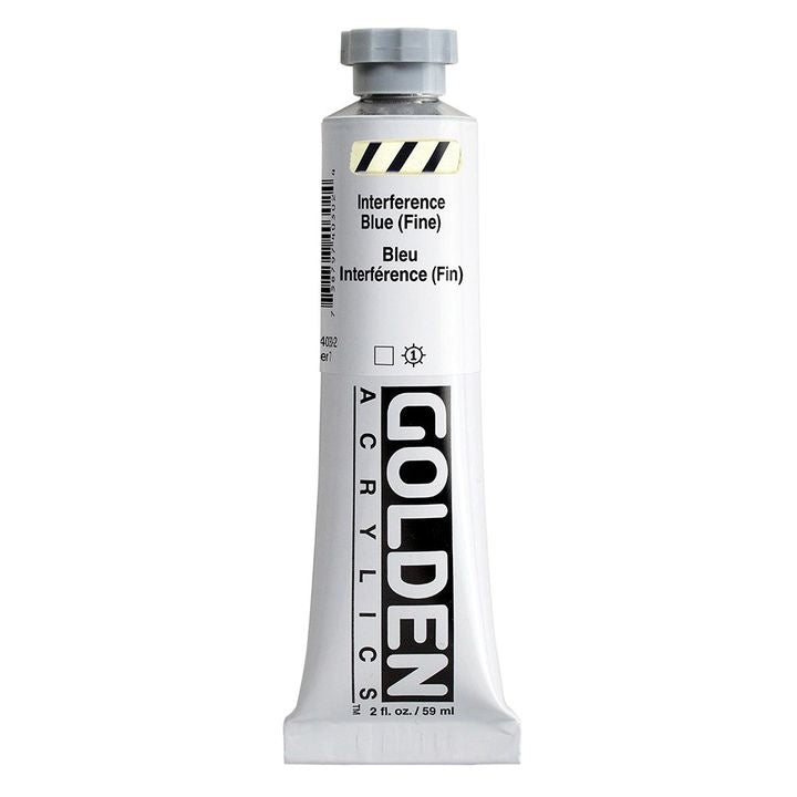 Akrilna boja GOLDEN Heavy Body Interference 148 ml – 4030 plava