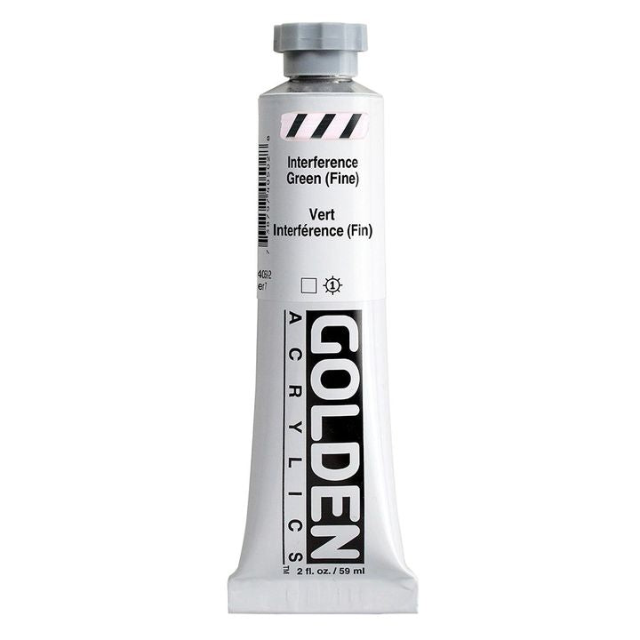 Akrilna boja GOLDEN Heavy Body Interference 148 ml – 4050 zelena