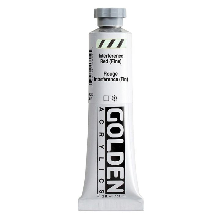 Akrilna boja GOLDEN Heavy Body Interference 59 ml – 4060 crvena