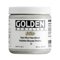 Akrilna boja GOLDEN Heavy Body Mica Flake 118 ml – 4077 biserna zrnasta