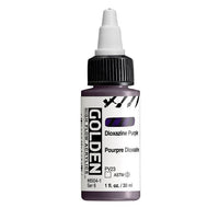 Bočica GOLDEN High Flow akrilne boje, 30 ml, vrhunski kvalitet za razne likovne tehnike.