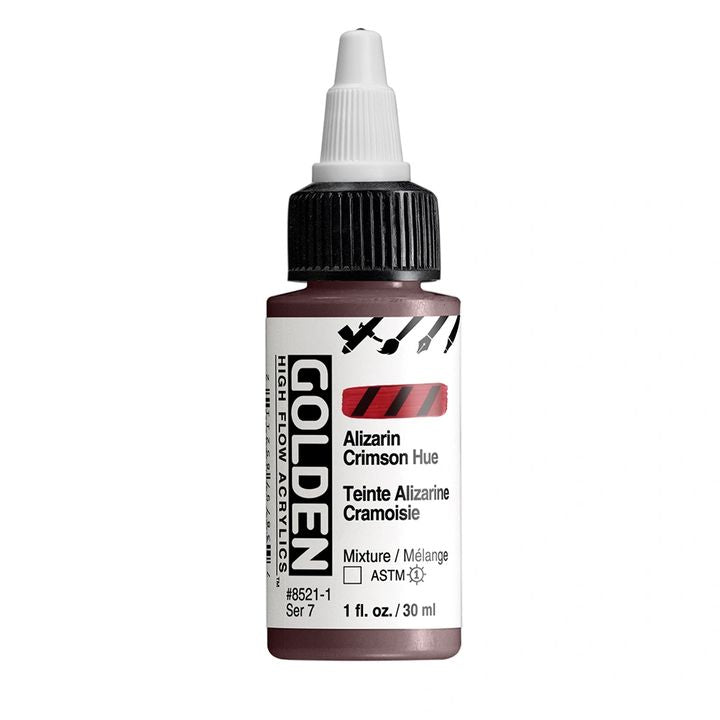 Kolekcija GOLDEN High Flow akrilnih boja od 30 ml, širok izbor nijansi za umjetnike.