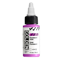 Akrilna boja GOLDEN High Flow Fluorescent 30 ml – 8507 Ljubičasta