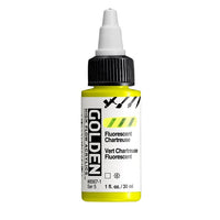 Akrilna boja GOLDEN High Flow Fluorescent 30 ml – 8567 Chartreuse