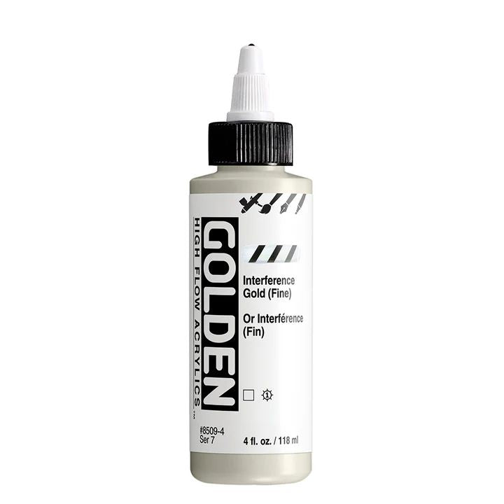 Bočica GOLDEN High Flow Interference akrilne boje od 118 ml sa prelivajućim efektom