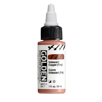 Akrilna boja GOLDEN High Flow Iridescent 30 ml – 8571 Bakrena Fina