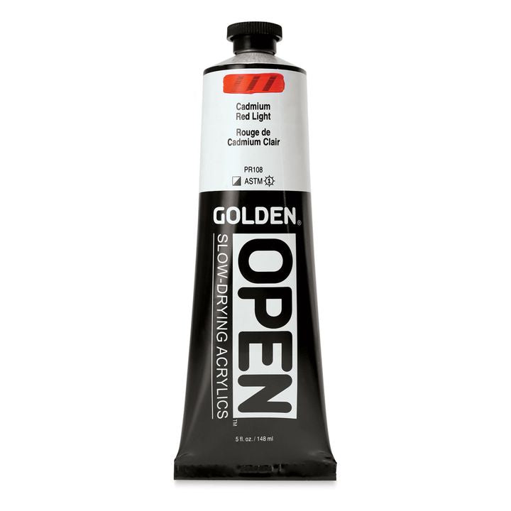 Kvalitetna GOLDEN OPEN akrilna boja, 148 ml, za dugotrajan rad na platnu.