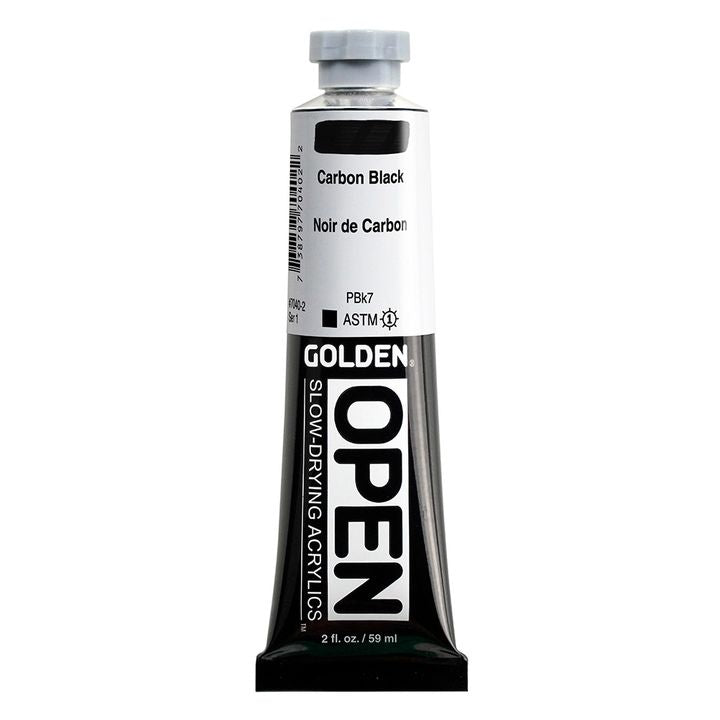 Pakovanje GOLDEN OPEN akrilne boje, tuba sa jasnim oznakama brenda.
