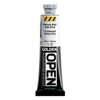 Akrilna boja GOLDEN OPEN Slow-Drying Iridescent 59 ml – 7480 Jasna Zlatna Fina