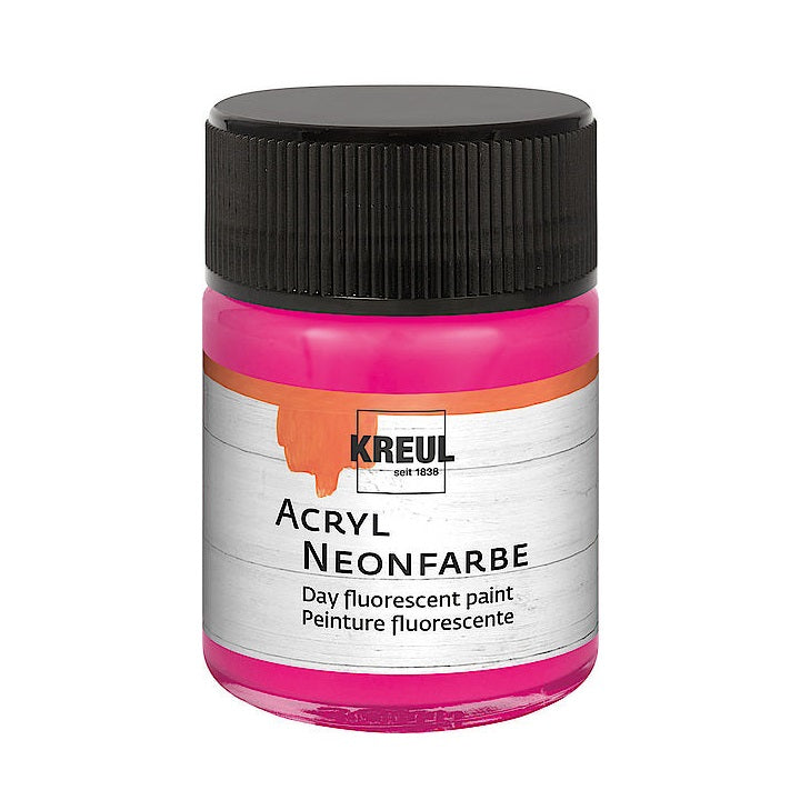 Akrilna boja KREUL FLUORESCENT 50 ml - izaberite boju — slika 1
