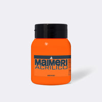 Akrilna boja MAIMERI Acrilico 500 ml – Brilijant narandžasta