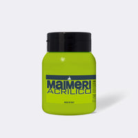 Akrilna boja MAIMERI Acrilico 500 ml – Permanentna žućkasto zelena