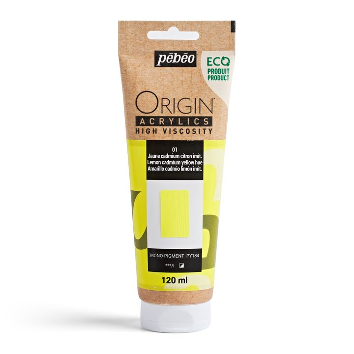 Pebeo ORIGIN akrilna boja 120 ml u tubi, crvena nijansa