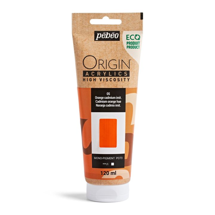 Pebeo ORIGIN akrilna boja 120 ml u tubi, oker nijansa