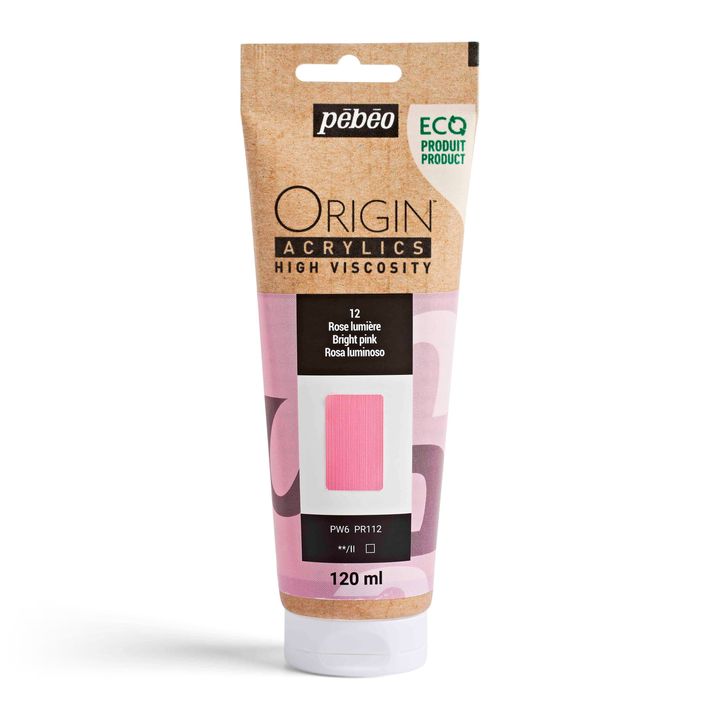 Pebeo ORIGIN akrilna boja 120 ml u tubi, srebrna nijansa