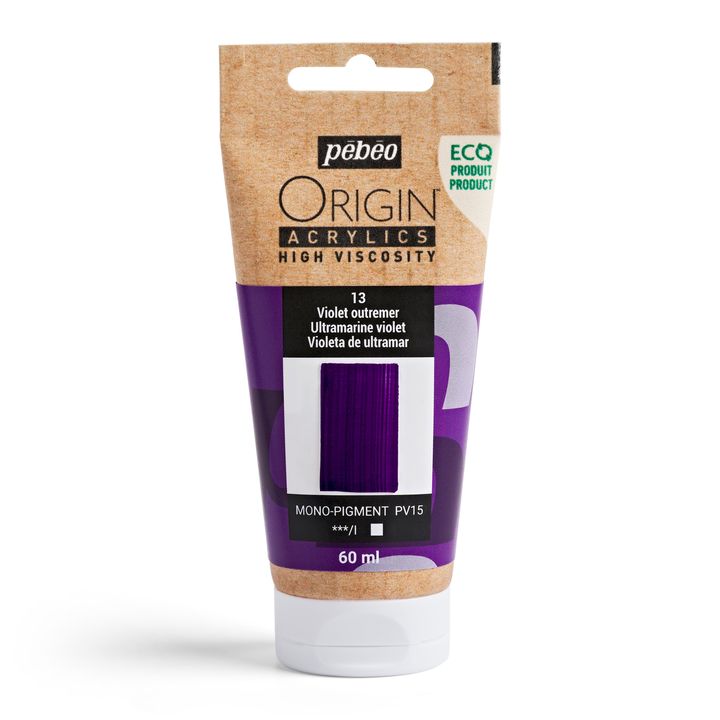 Tuba Pebeo ORIGIN akrilne boje 60 ml, dizajnirana za precizno slikanje