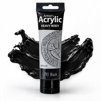 Akrilna boja Phoenix Heavy Body 100 ml | različite boje – crna / 793