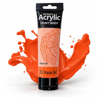 Akrilna boja Phoenix Heavy Body 100 ml | različite boje – narandžasta / 313