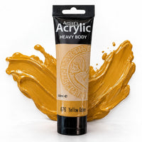 Akrilna boja Phoenix Heavy Body 100 ml | različite boje – žuta / 676