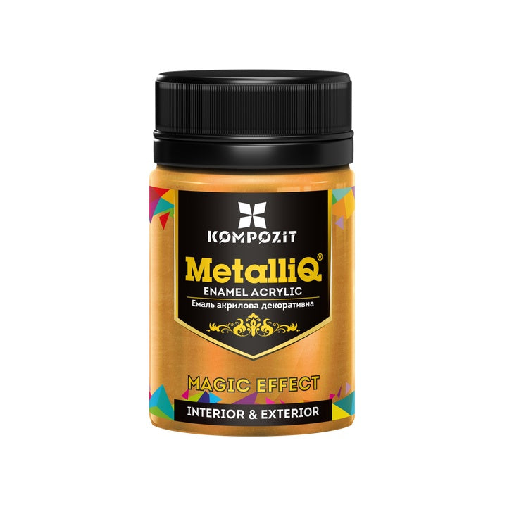 Akrilna boja s metalik efektom 70 g, roza metalik nijansa za kreativni rad.