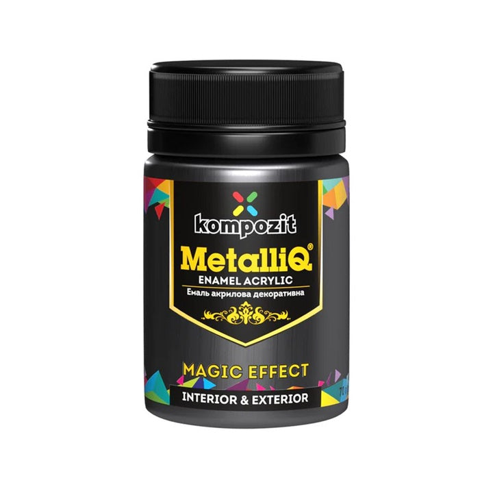 Akrilna boja s metalik efektom 70 g, plava metalik nijansa za razne površine.