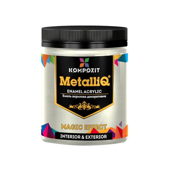Plastična boca akrilne boje sa metalik efektom od 500 g, zlatna nijansa
