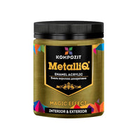 Kolekcija boca akrilne boje sa metalik efektom 500 g u raznim nijansama