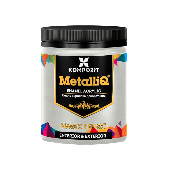 Akrilna boja sa metalik efektom 500 g, plava metalik nijansa