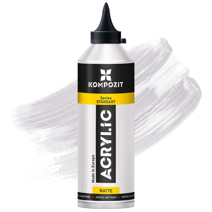 Plastična boca STANDART Kompozit akrilne boje od 500 ml, crvena nijansa.