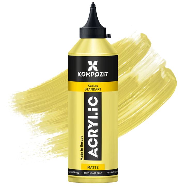 Plastična boca STANDART Kompozit akrilne boje od 500 ml, smeđa nijansa.