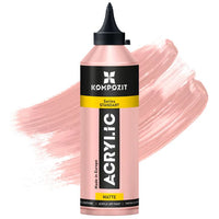 Plastična boca STANDART Kompozit akrilne boje od 500 ml, zlatna nijansa.