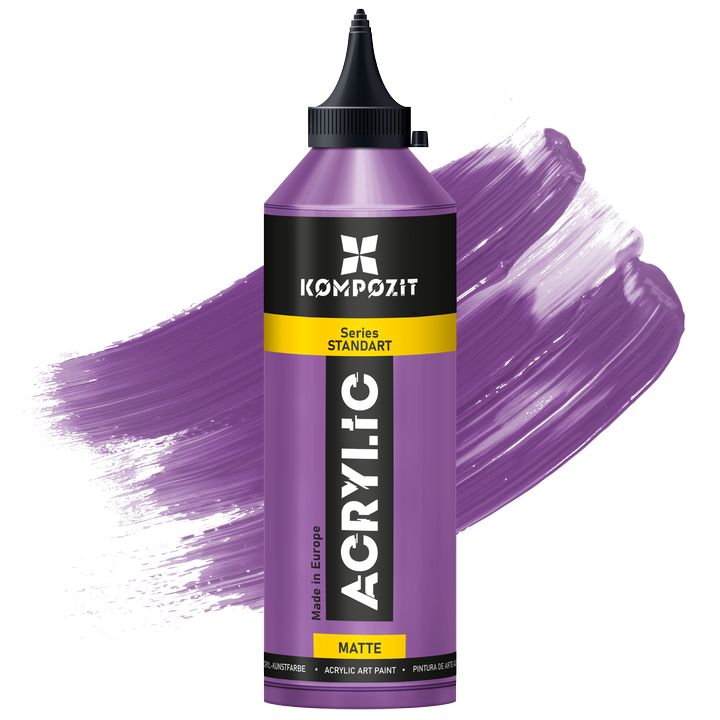 Plastična boca STANDART Kompozit akrilne boje od 500 ml, maslinasta nijansa.
