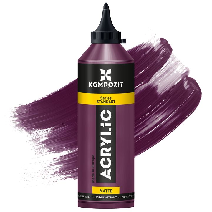 Plastična boca STANDART Kompozit akrilne boje od 500 ml, nebesko plava.