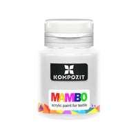 Paleta MAMBO akrilnih boja za tekstil i kožu u bočicama od 20 ml