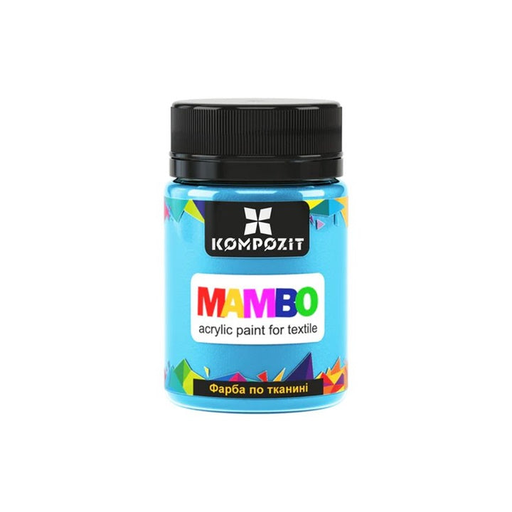MAMBO akrilna boja za tekstil i kožu, smeđa nijansa, 50 ml
