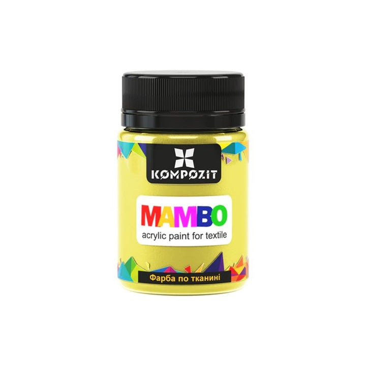 MAMBO akrilna boja za tekstil i kožu, metalik nijansa, 50 ml