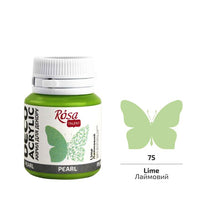 Zatvorena bočica ROSA TALENT biserne boje od 20 ml