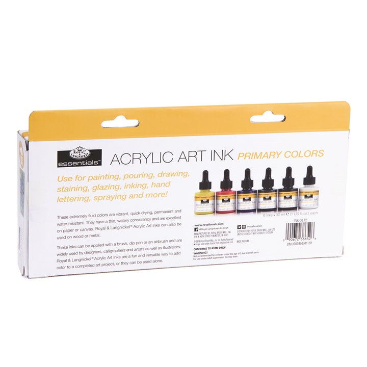 Akrilna tinta Royal & Langnickel osnovne boje 6 x 30 ml — slika 5